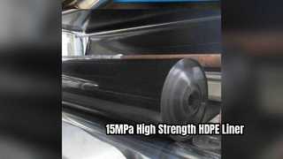 غشاء أرضي HDPE 15MPa بطانة لحام عالية القوة