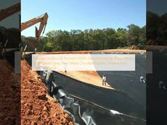 مؤشر الأكسجين ≥ 30 في المئة غشاء أرضي من البولي إيثيلين عالي الكثافة أسود أبيض أزرق أخضر رمادي أحمر أصفر مادة بطانة متينة ومرنة ومقاومة للماء