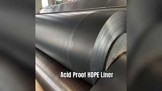 غشاء أرضي HDPE مقاوم للمواد الكيميائية ببطانة 1.5 مم