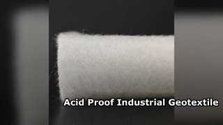Acid Resistant Geotextile for Industrial Waste Drainage