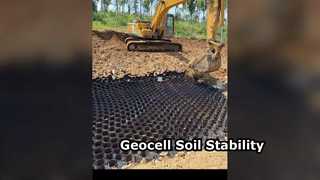 HDPE Geocell تثبيت التربة ASTM ISO