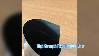 قوة غشاء أرضي HDPE 30MPa للأرض غير المستوية
