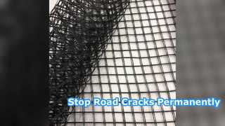 حل تقوية الطرق بالألياف الزجاجية Geogrid