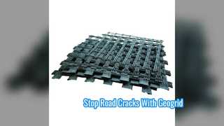 حل تقوية الطرق بالألياف الزجاجية Geogrid 100kn