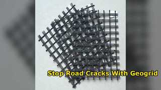 حل تقوية الطرق بالألياف الزجاجية Geogrid