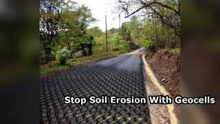شبكة الحصى HDPE Geocell لبناء الطرق