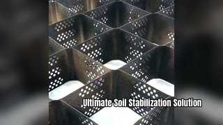 HDPE Geocell حلول تثبيت التربة ودعم الأحمال