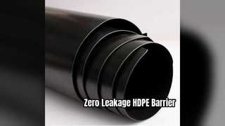 غشاء أرضي HDPE منخفض النفاذية للغاية لمنع التسرب