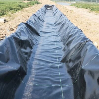 بطانة قناة الري بطانة غشاء أرضي HDPE لقنوات الحفاظ على المياه