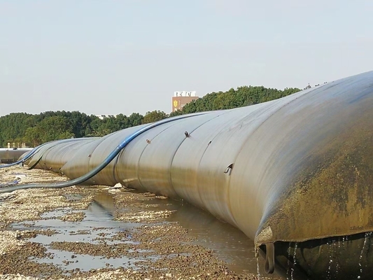 حجم مفتوح 0.2-0.8mm فلتر أكياس إزالة المياه من النسيج الجغرافي الأنابيب التصفية في البيئات الصناعية