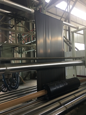 محتوى الكربون الأسود 2.0-3.0% مقاومة للدموع ≥25KN/m إطالة عند الكسر ≥700% HDPE Geomembrane Liner لصناعة التعدين