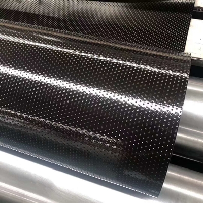 1 ملم Hdpe طول غطاء في الكسر ≥ 700٪ محتوى الكربون الأسود 2.0-3.0٪ لاحتواء النفايات
