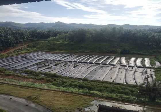 أكياس ترشيح بفتحة 0.4 مم باللون الأسود/الرملي للترشيح عالي التحمل في التطبيقات الصناعية