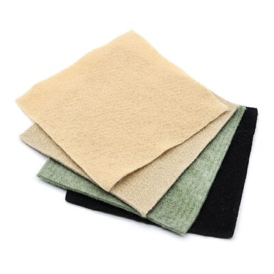 أدوات الحيوانات الأليفة / PP Staple / Short Fiber Needle Punched غير المنسوجة Geotextile لتحقيق الاستقرار المؤقت في طريق الوصول