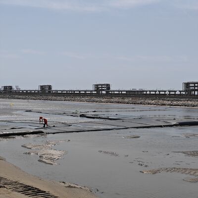 أنابيب نزح المياه الجيوتكستيل عالية النفاذية لمشاريع معالجة الحمأة البلدية