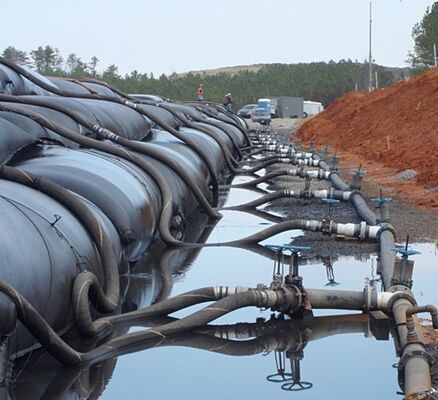 أنابيب إزالة المياه من النسيج الجيولوجي من PP المقاومة للضغط 50kN لترشيح سلخ زيت النخيل