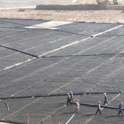 بطانة غشاء أرضي HDPE لخزانات تخزين المياه الزراعية