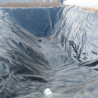 بطانة غشاء أرضي HDPE محكمة للغاز لتغطية هاضم الغاز الحيوي الزراعي