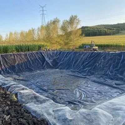 بطانة غشاء أرضي HDPE متينة للتعدين لسد المخلفات وحوض ملاط ​​النفايات