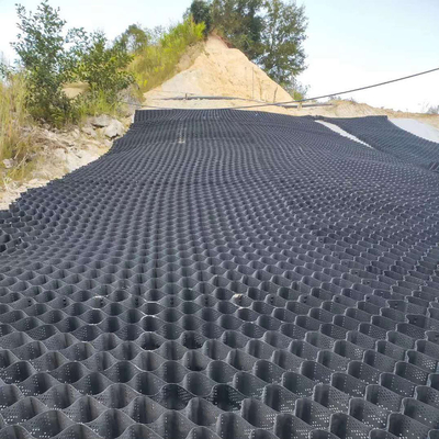ASTM Standard HDPE جيوسيل 50mm ارتفاع شبكة الحصى العسل