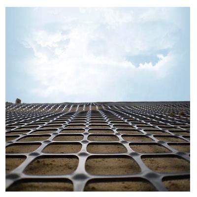 50kn-50kn المقاوم للقلي أسفلت الطريق القاعدة PP Bi-axial Geogrid