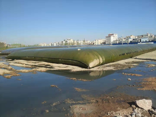 130 / 130KN تصفية الحمأة جيوتكستايل أنبوب نزح المياه C12.6 L50.5