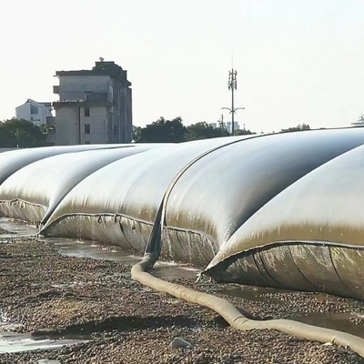 130 / 130KN تصفية الحمأة جيوتكستايل أنبوب نزح المياه C12.6 L50.5