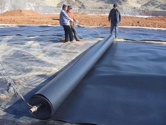 0.5 مم غشاء أرضي غير منفذة بطانة البولي إيثيلين عالي الكثافة