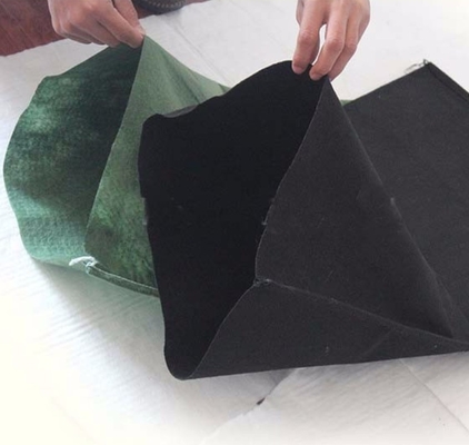 غير سامة PP تكسية أرضية Geobag غير المنسوجة 200g-1400g أخضر أسود