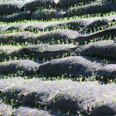 النسيج المُعزّز من النسيج الجيولوجي الناعم مثالي لمكافحة الفيضانات مشروعات هندسة ضفة النهر والسواحل التي تقدم تعزيز التربة